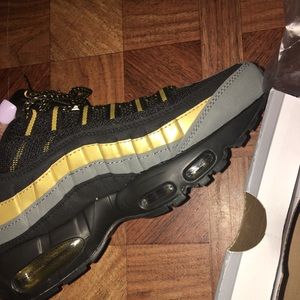 Gold + Black & Gray Air Max’s Women and Men shoes